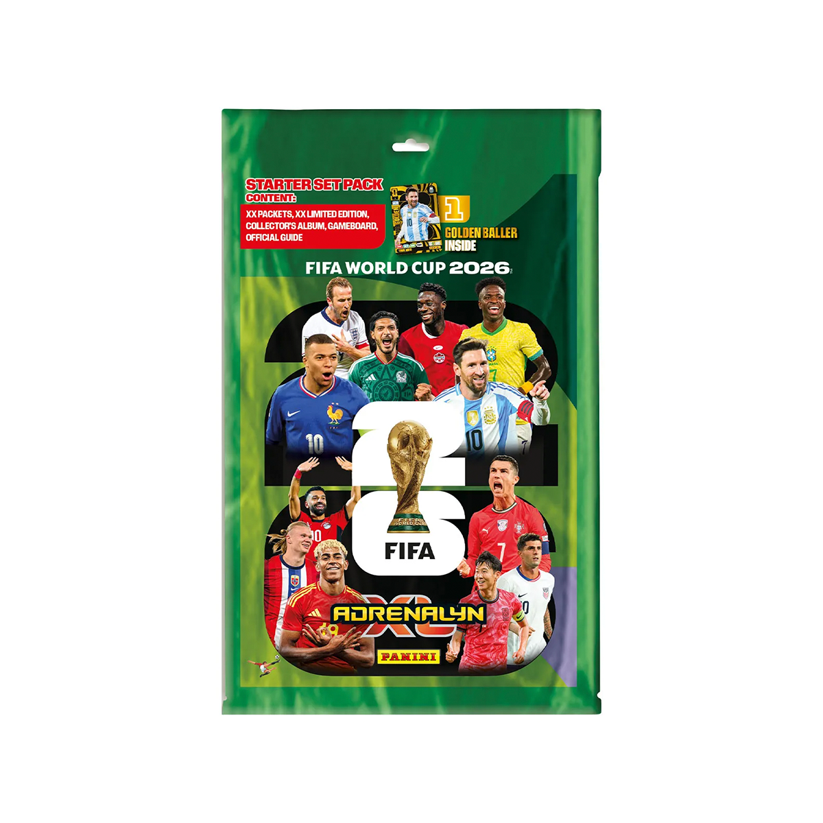 Panini FIFA World Cup 2026 Adrenalyn XL Trading Cards - Starter Set