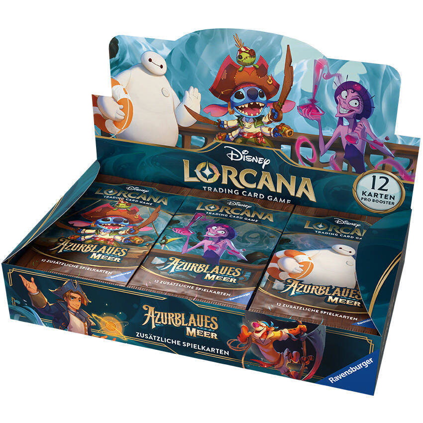 Disney Lorcana 6: Azurblaues Meer Booster Deutsch