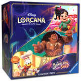 Disney Lorcana Himmelsleuchten Schatzkiste der Luminari mit Boostern, Kartenboxen und Zubehör für das Disney Lorcana Trading Card Game – ideal für Sammler und Spieler.