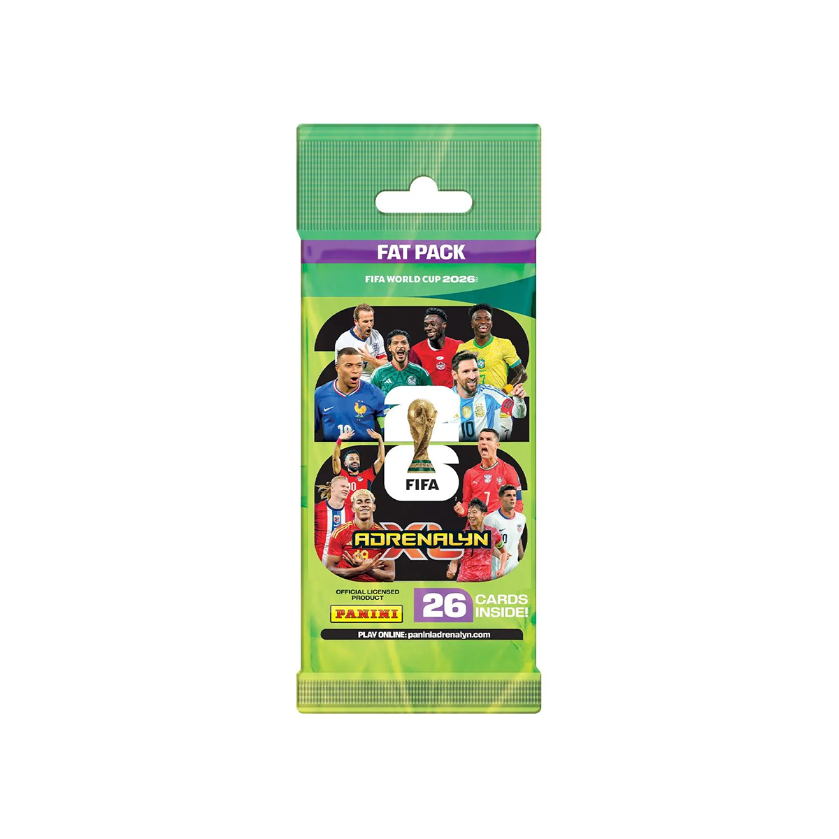 Panini FIFA World Cup 2026 Adrenalyn XL Trading Cards - Fat Pack Booster Display